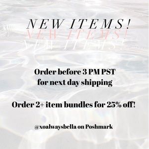 NEW ITEMS POSTED!🥳✨